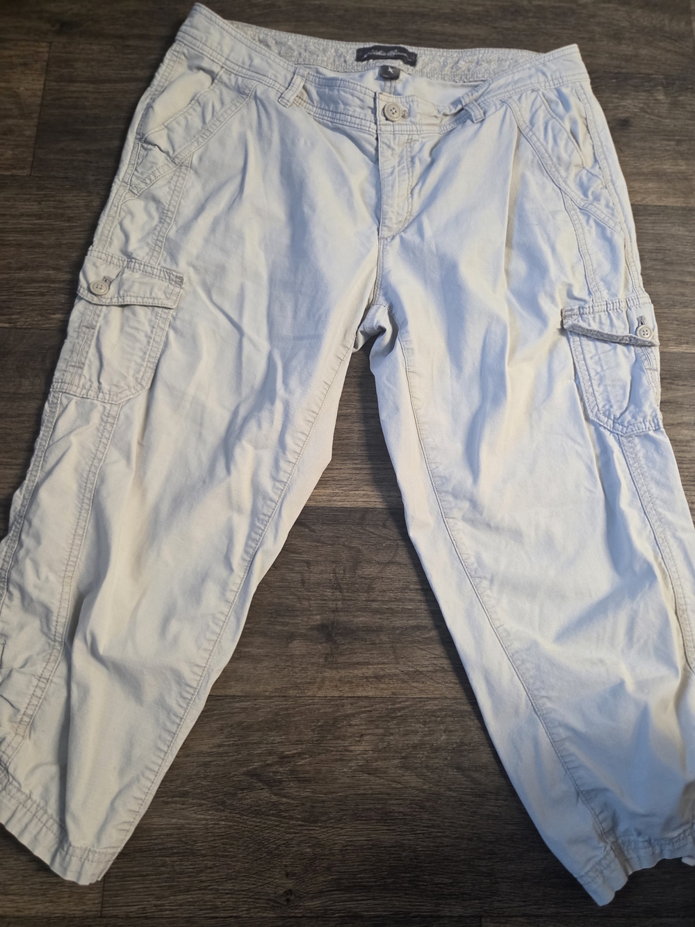 Womens Eddie Bauer Cargo Capri Pants